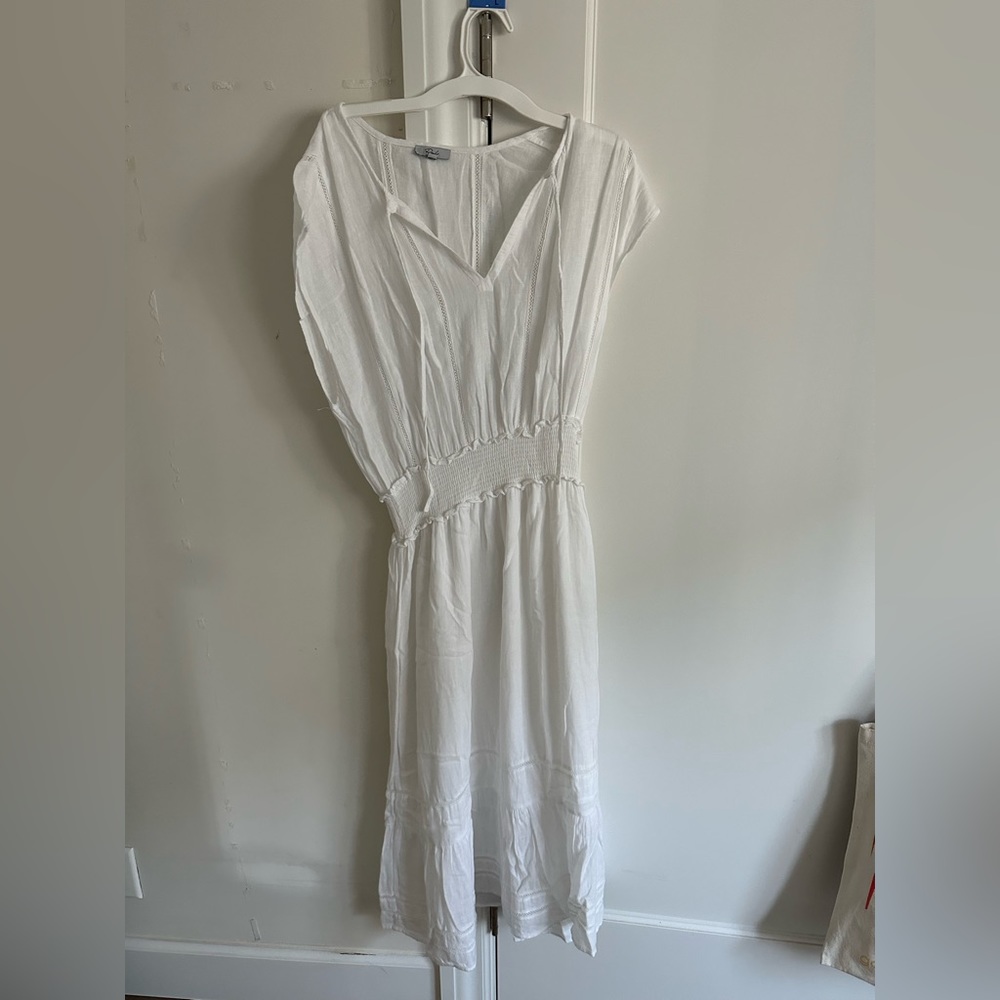 rails white sun dress size M